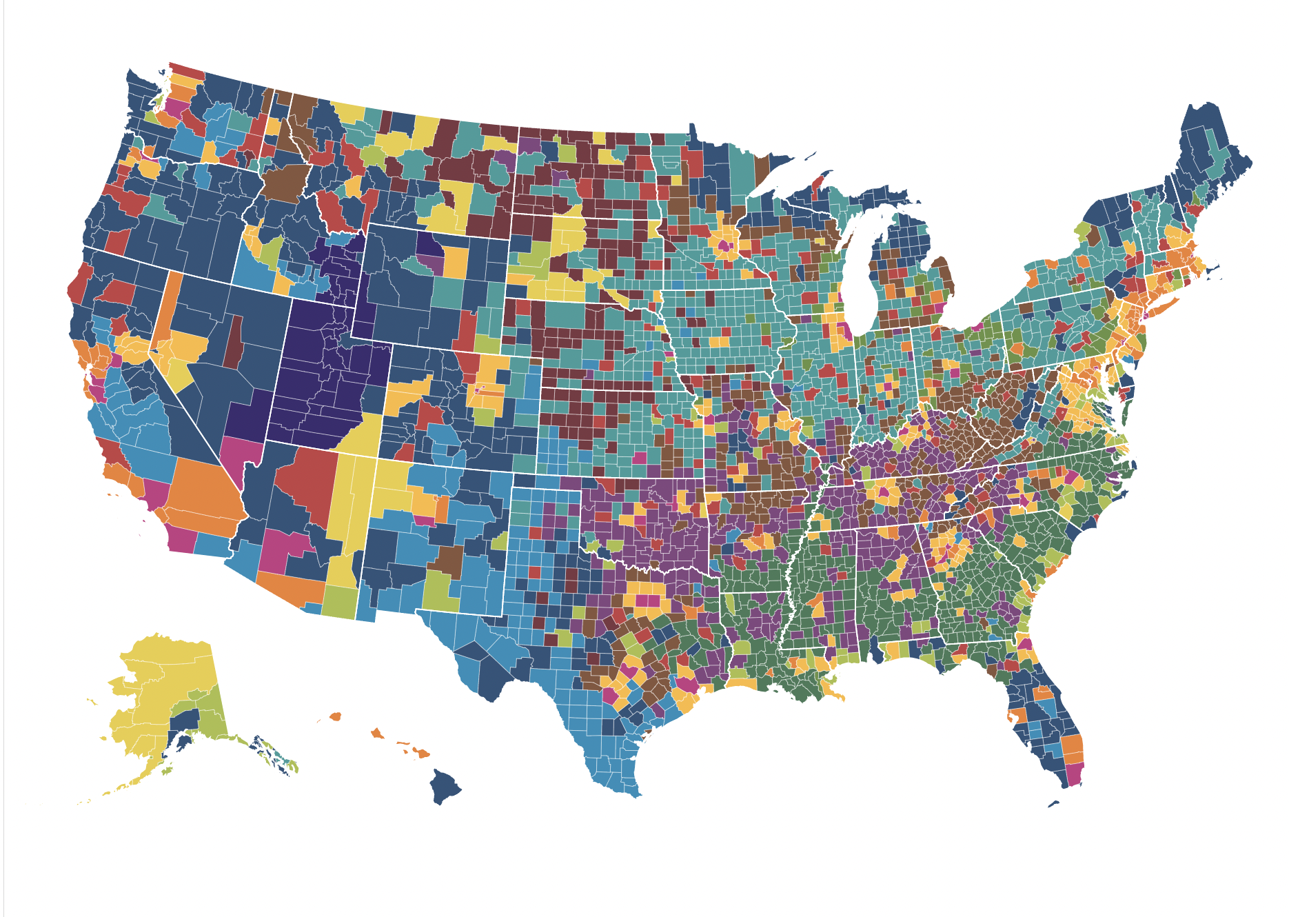 Community Project. Urbanization in the United States. USA Map with Cities big. American Projects. New us projects